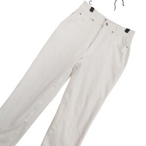 CAMBIO JEANS Sharon Straight Jeans Womens‎ 10 White Stretch Denim Made Poland